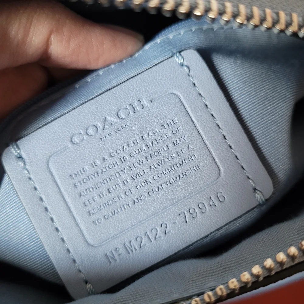 Coach Rowan Satchel Baby Blue - Picture 2 of 14